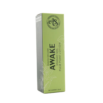 🌿 AWAKE – لوشن نقاط النبض برائحة النعناع والريحان