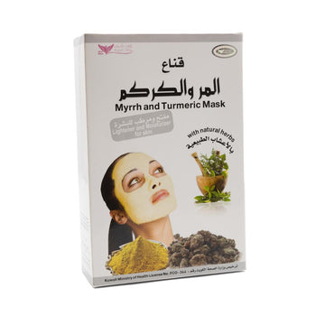Myrrh and turmeric mask