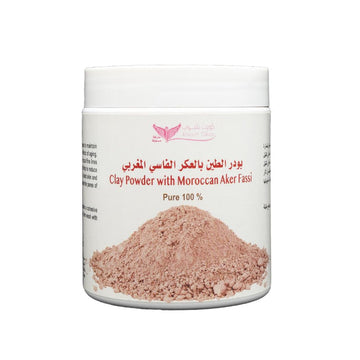 Clay powder with Moroccan Fassi saffron