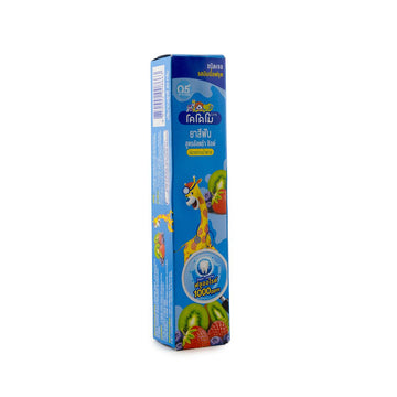 🦒 معجون أسنان كودومو للأطفال – فواكه طبيعية 🍓🥝