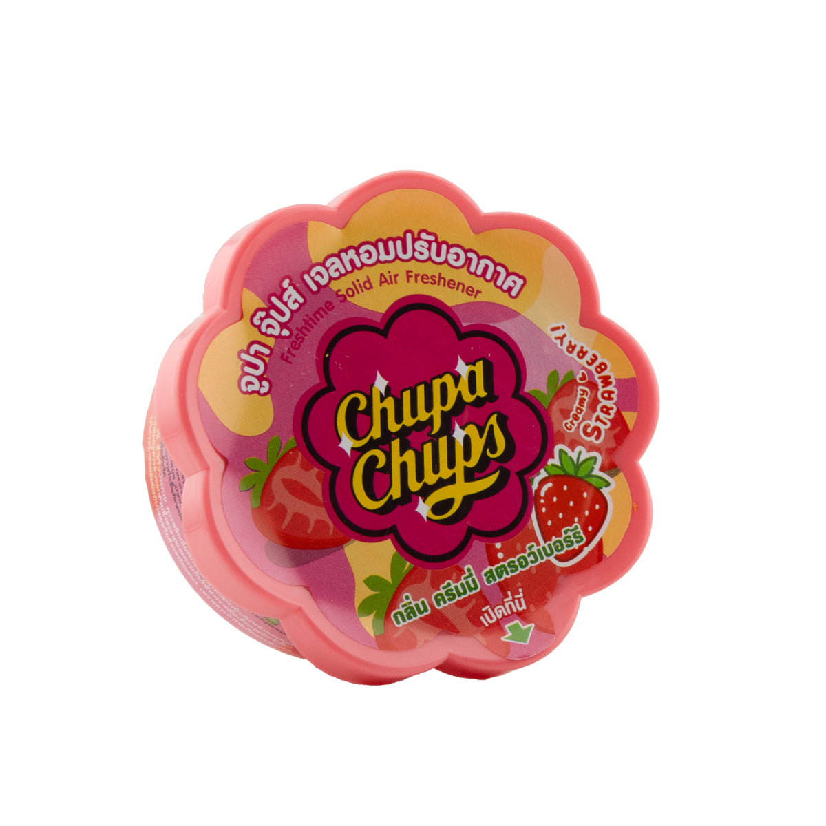 معطر جل صلب Chupa Chups – Creamy Strawberry 🍓