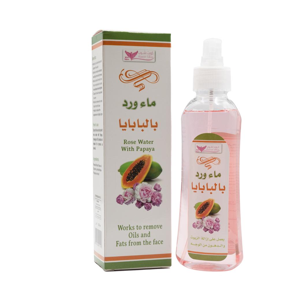 🌸 ماء ورد بالبابايا – نضارة فورية وتحكم مثالي في الزيوت