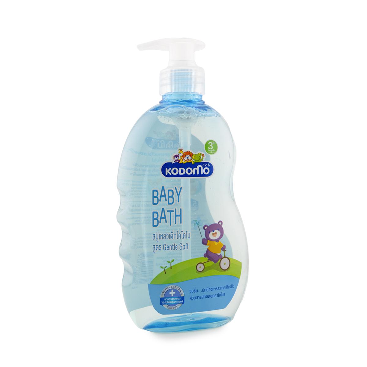400 مل كودومو – غسول جسم للأطفال Baby Bath (Gentle Soft) 💙🛁