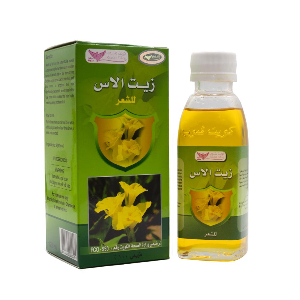 🌿 زيت الآس للشعر – 100% طبيعي