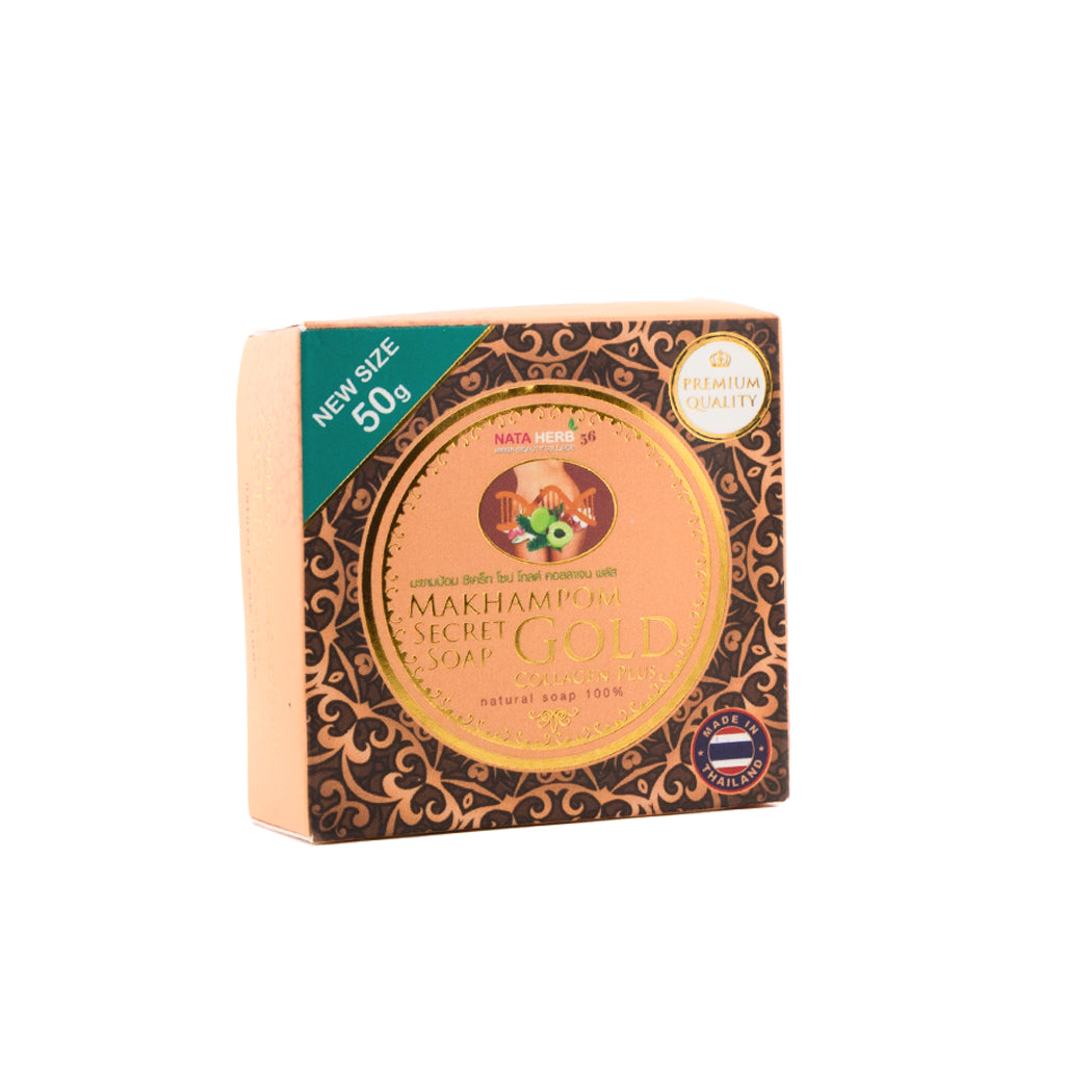 ✨ صابون الذهب بالكولاجين – Makhampom Secret Gold Soap